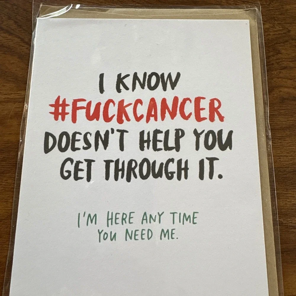 2 Emily‎ McDowell Studio Cancer Chemo Greeting Cards Funny Humor Encouraging